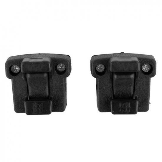 Высококачественные стеклянные пряжки-замки Замки Фурнитура 2 шт. Замок Стекло Черный Пластик