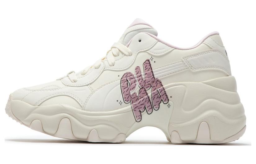 PUMA Pulsar Wedge Logo Play White Pink Women s 395450-01 38