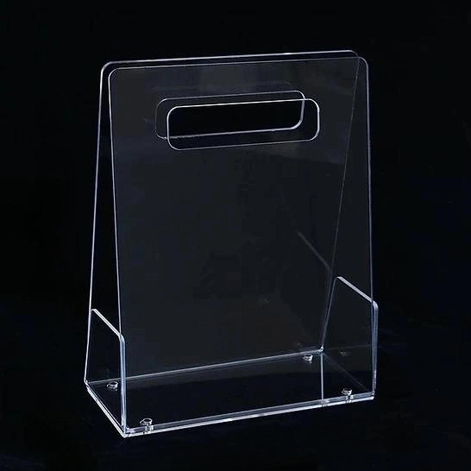 

Акриловая цветочная коробка, акриловая ручная ваза, портативная корзина, прозрачная сумка для Дня святого Валентина