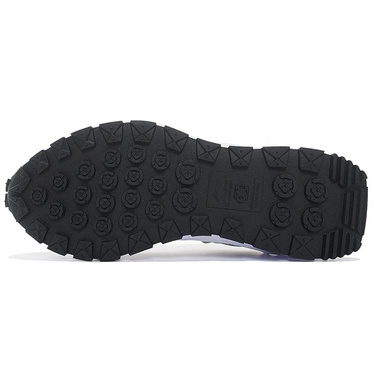 Li Ning Textile, Synthetic Leather Trendy Cushioning Slip Resistant Abrasion Resistant Low top Casual Shoes Men's AZGS079-1