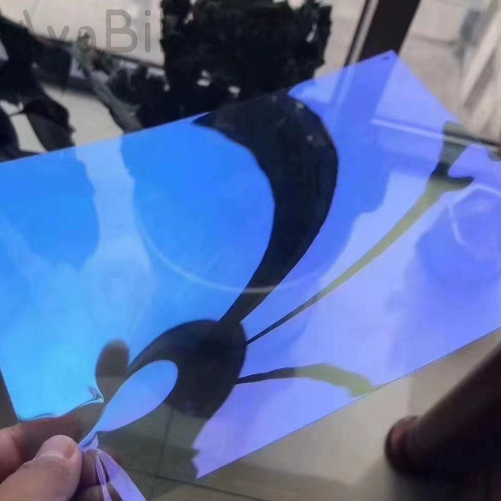 52cm x150/300/600cm Car Side Windshield 81% VLT Purple Glass Tinting Vinyl Solar Chameleon Tint Film Nano Ceramic UV Proof