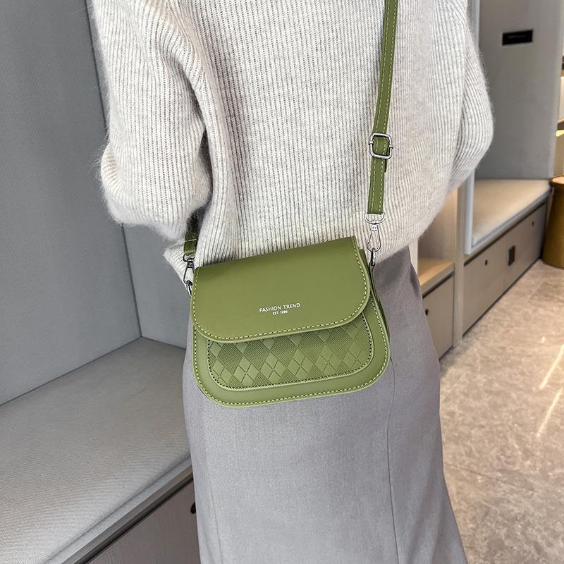 Borse a tracolla da donna di lusso di design, in pelle PU, borsa a sella vintage monocolore, borsa a tracolla, piccola borsetta bolsas