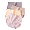 Urban Beauty Women's High-Waist Seamless Tummy Control Cotton Briefs 4-Pack
