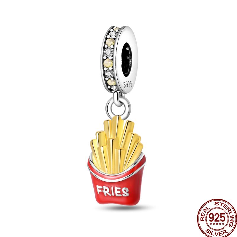 Copper Gourmet Sweets Ice Cream Soda Collection For Pan Original Bracelet Diy Jewelry Gift Birthday Anniversary