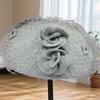 Children'S Woolen Felt Hat Autumn Winter Korean Style Top Hat Fashion Trend Flower Design British Retro Mesh Beret