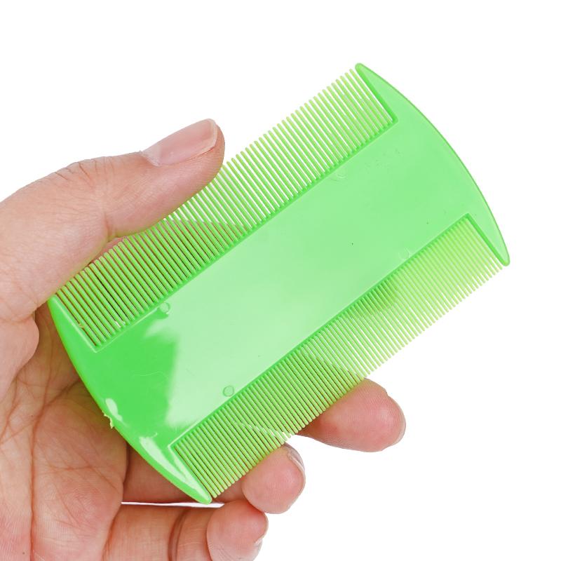 1pcs Plastic Double Sided Nit Fine Tooth Head Lice Hair Combs for Pet Dog Cat Flea Hair Combs Brush Pet Hair Cleaning Supplies