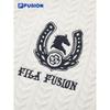 FILA FUSION Women's Cable Knit Short Sleeve Top