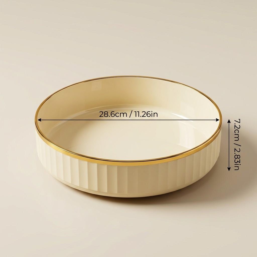 360 Rotating Makeup Organizer Vanity Tray Round PET Plastic Perfume Stand Cosmetic Skincare Bedroom Bathroom Storage Shelf Rack