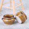 1:12 Dollhouse Ceramics Pot Bowl Tableware Vegetable Bowl Soup Bowl Kitchen Toy