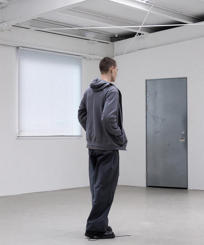 Formlich Cable Hoodie Zipup/Charcoal