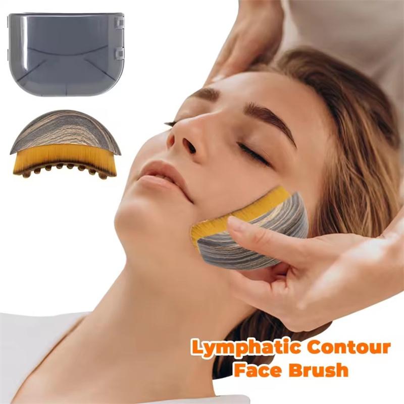 Contour Brush Lymphatic Drainage Brush for Face & Chin Face Lift Massager Tool Skin Care Detox & Relaxation Relief Fatigue