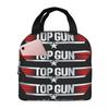 Air Force Fighter Jets Top Gun Tom Cruise Maverick Film Insulated Lunch Bag for Women Children Food Boxes Thermal Lunch Box Tote