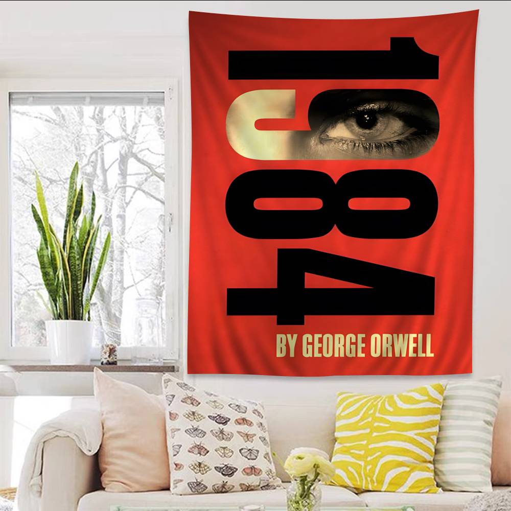 1984 George Orwell Movie Cartoon Tapestry Home Decoration Hippie Bohemian Decoration Divination Home Decor