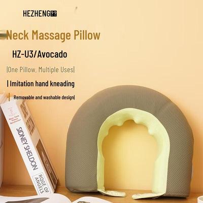 Hezheng Portable U-shaped Neck Massager Pillow CN Plug (adapter Included)