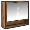 Bathroom Furniture Set with Drawers 3 pcs Reclaimed Wood Effect Particleboard