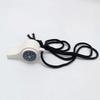 3pcs Outdoor Multifunctional Three-in-one Whistle Life-saving Whistle with Compass Thermometer Competition Referee Whistle