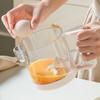 Salad Dressing Shaker Bottle Semi-Automatic Stirring Cup For Kitchen Egg Beater Liquid Mixing Cup Vinaigrette Dressing Bottle