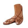 Thong Sandals With Back Strap For Women Ladies Dressy Summer Strappy Sandals Flat Casual Beach Fisherman Thong Chaussure Femme
