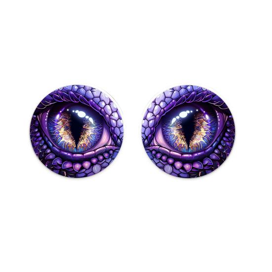 1 Pair Beast Eyes Car Headlight Decals Realistic Reptile Eye Stickers Waterproof PVC Easy Install Unique Car Accessories for Trucks &