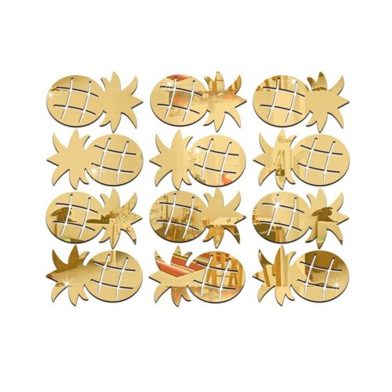 

12Pcs/Set Cute Pineapple Mirror Acrylic Wall Stickers Decal Children Room