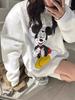 Heavyweight 2024 Mickey Mouse Print Hoodie - 320g Cotton/420g Silver Fox Fleece