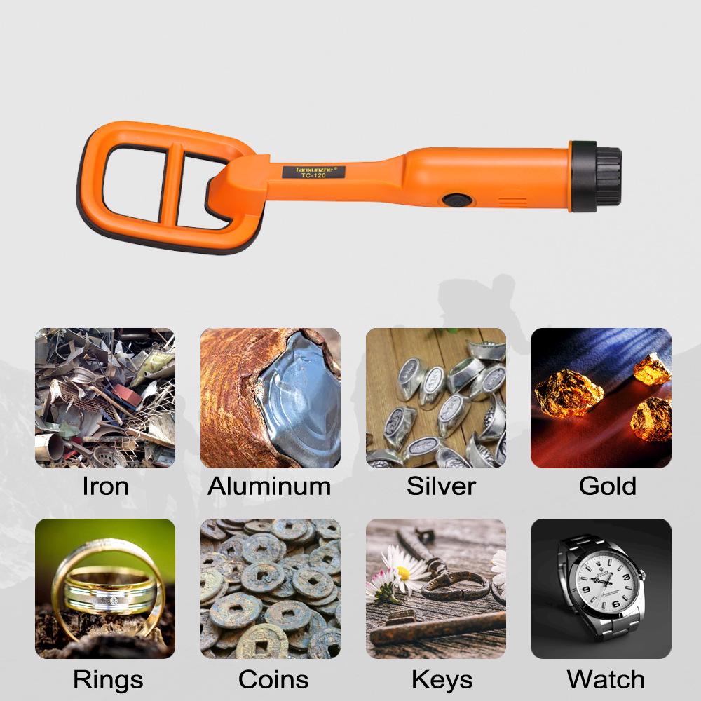 Tanxunzhe TC-120 Waterproof Diving Metal Detector for Outdoor Treasure Hunting