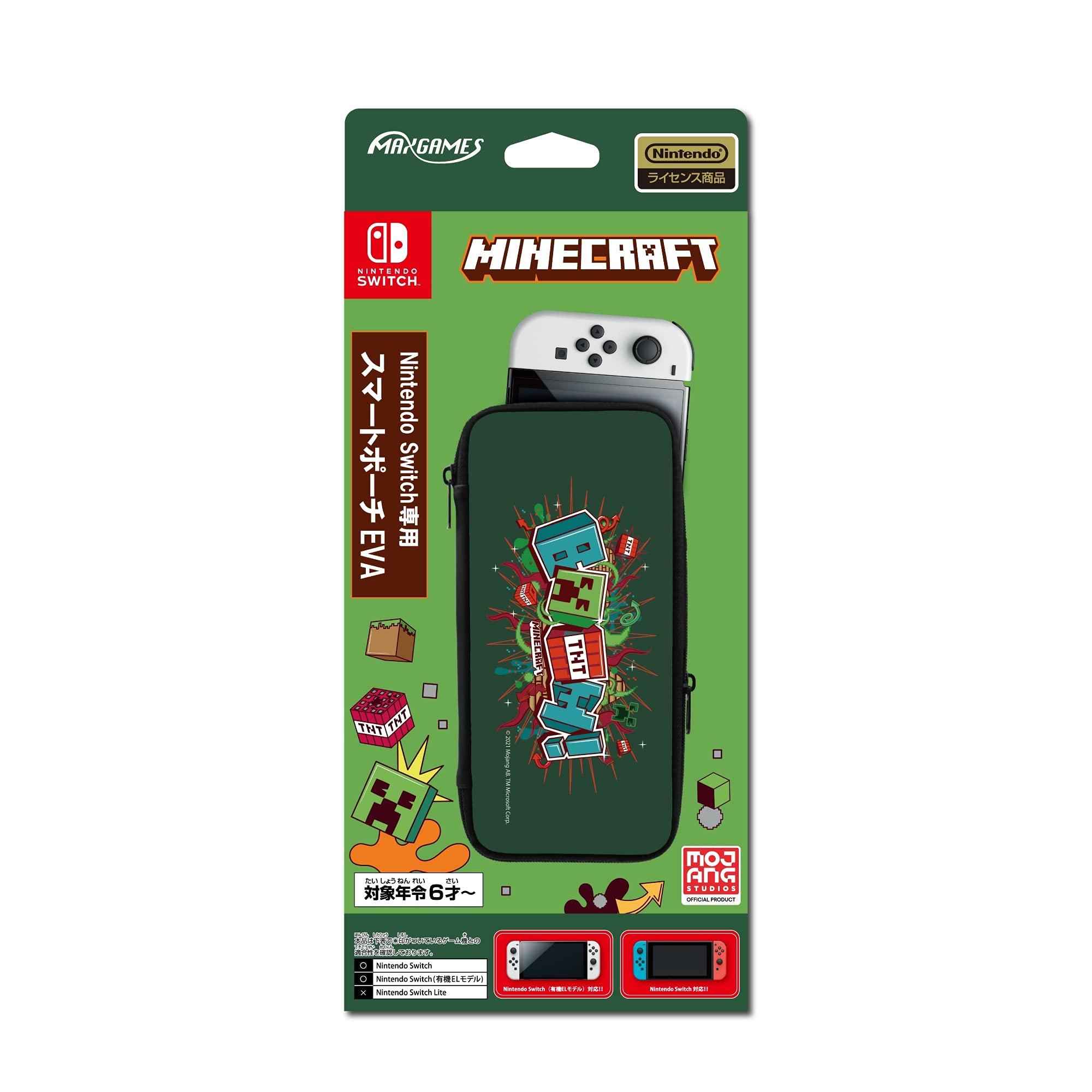 

Licensed Smart Pouch EVA Minecraft Graphic Design for Nintendo Switch [Nintendo Product]