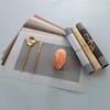 Non-Slip Table Mat Tea Coaster Bowl Pad Washable PVC Dining Table Placemats Modern Home Decoration Accessories for Anniversary
