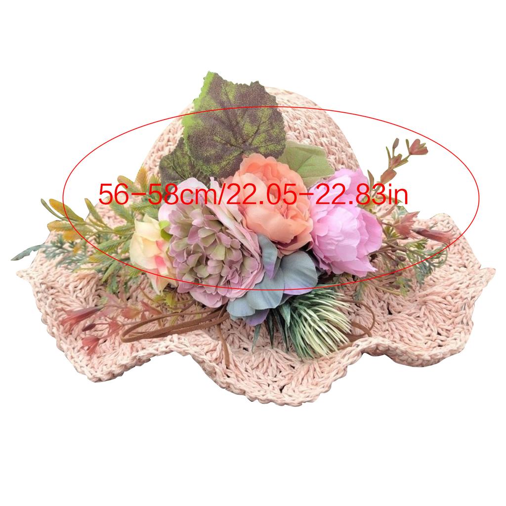 Western Hepburn Hat with Lolita Rose Breathable Audrey Style All-match Vintage Hat Lolita Peony Photo Props Headgear