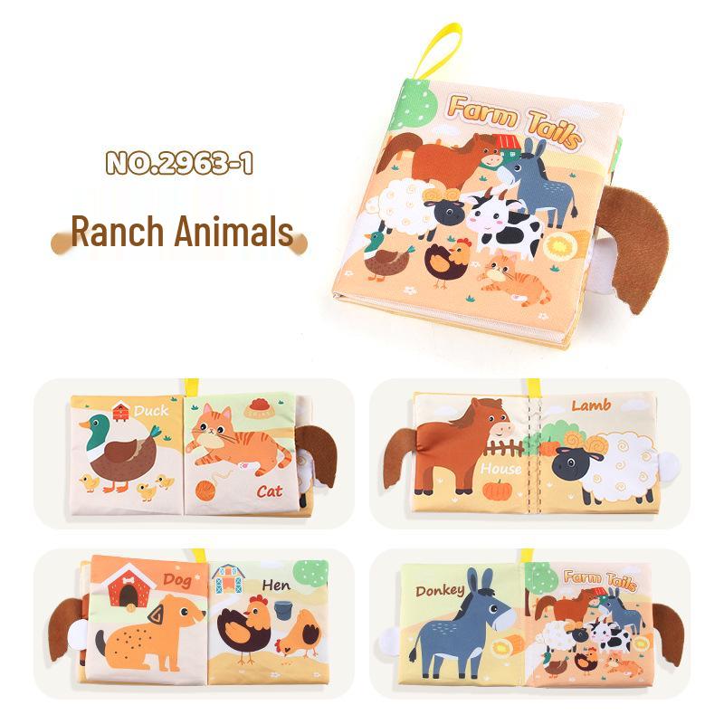 Sea Animals Baby Cloth Book: Tear-Resistant Early Education Toy for Multiple Cognition