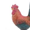 Farm Animal Rooster Figurine Miniature Simulation Poultry Animal Statue PVC Cock Model Prop Children Educational Toy Home Garden Decoration Gift