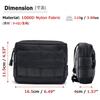 Azarxis Molle EDC Utility Pouch for Small and Backpack Molle for and Outdoor Set of 2 Sizes Pouch, Pouch, Items, Wallet, Smartphone, Accessory,
