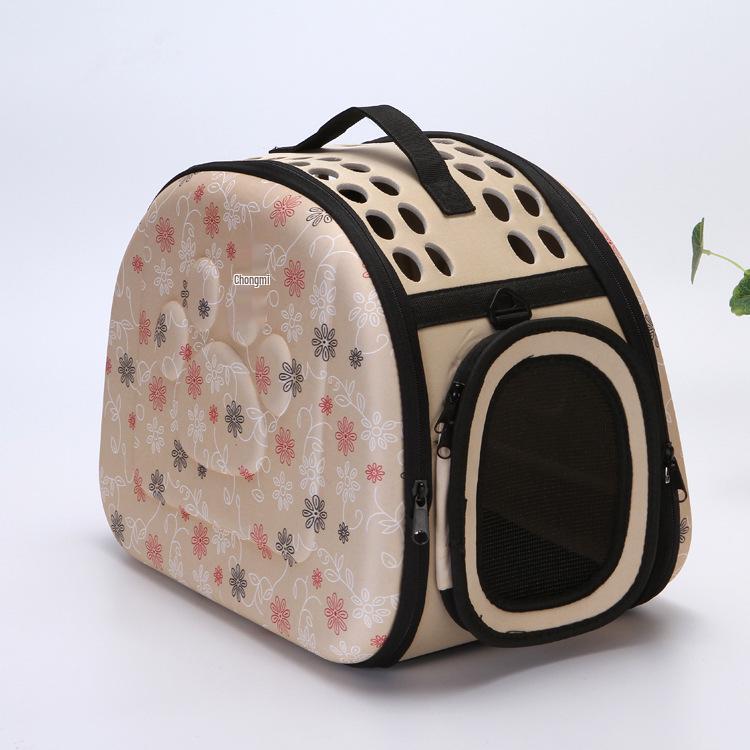 Pet Carrier: Space-Saving EVA Foldable Bag for Cats and Dogs
