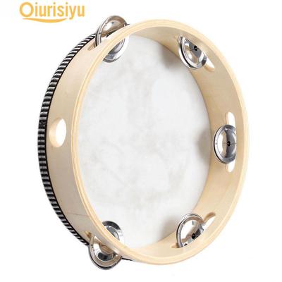 10 Inches Head Drum Tambourine Party Percussion Instrument Tap Keyboard Instrument