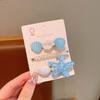 Summer Ocean Starfish Shell Hairpin Cute Children'S Hairpin Duck Beak Clip Pearl Hair Accessories Headgear Clip Girl
