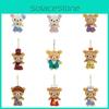 Rilakkuma Plush Toy Keychain Cartoon Animal Stuffed Doll Decoration Kids Gift