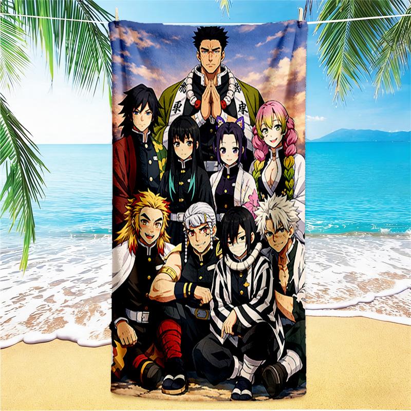 1pc Heroic Team Adventure beach towel,quick drying absorbent beach towel,outdoor sports swimming beach towel,Soft and comfortable Y72225