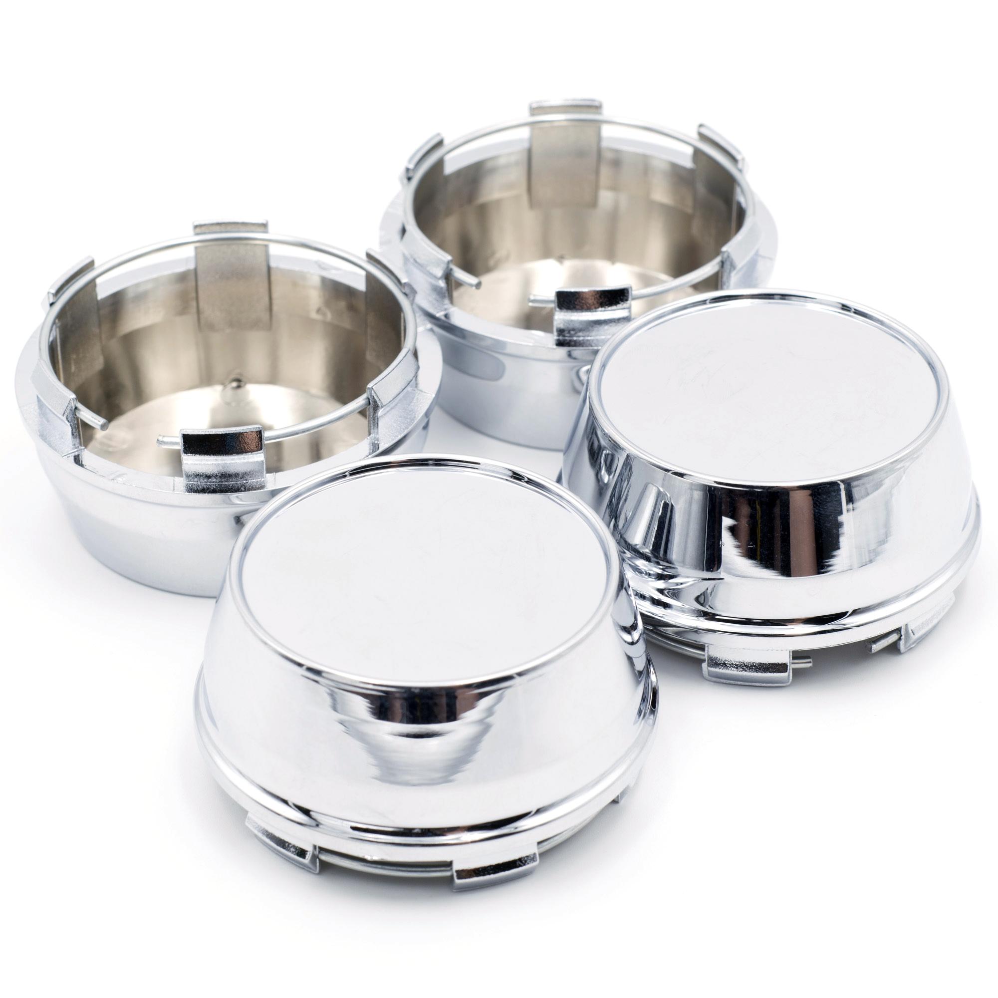 

RhinoTuning 4Pcs 66mm 61mm Wheel Hub Cover Car Accessories For Universal Rims Dust Center Caps 6 Clip Modification Styling