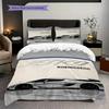 Jesko Koenigsegg Sleek Supercar Bedding (1 * Duvet Cover + 2 * Pillowcase, Without Core) 2D Flat Christmas Birthday Gift Bedding Set