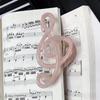Creativity Musical Note Shape Hair Claw Clips Sweet Style Minimalist Shark Clip Headwear Hairpins Hair Accessories Gift