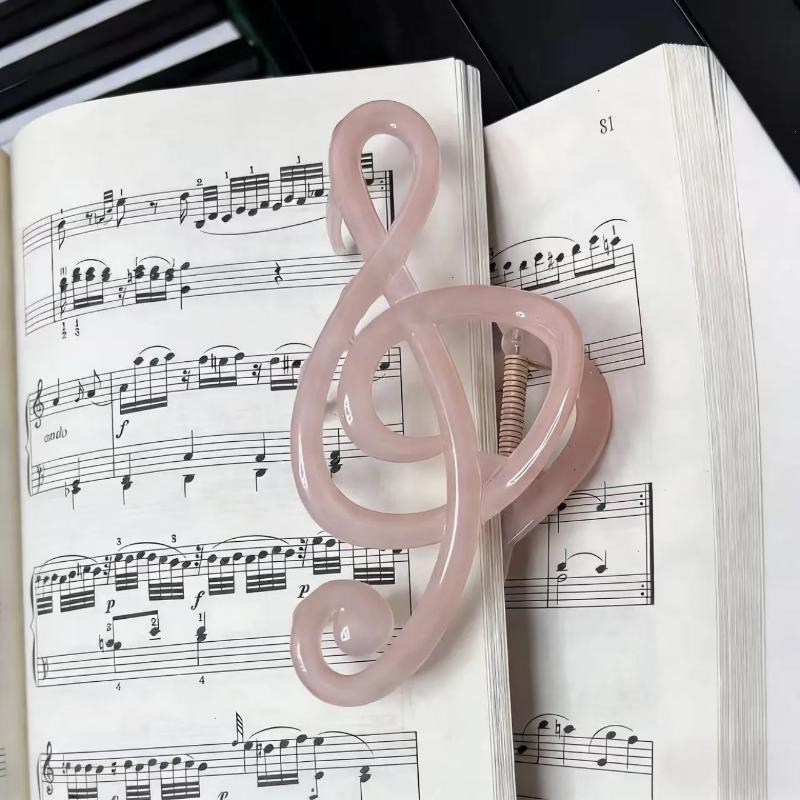 Creativity Musical Note Shape Hair Claw Clips Sweet Style Minimalist Shark Clip Headwear Hairpins Hair Accessories Gift