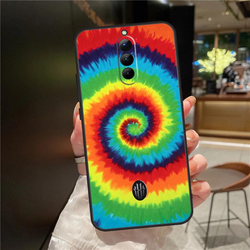 Trippy Tie Dye Hippie Art Case For ZTE Nubia Red Magic 11 10 8 8S 9 9S 10S Pro Plus 6 7 6S 7S For RedMagic 10 Air Cover