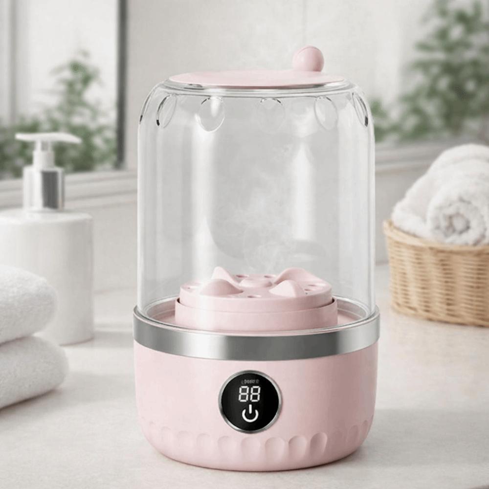 1L Capacity Portable Mini Washing Machine Cordless Electric Washing Cup  Apartments Use