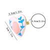 Exquisite Craftsmanship Drip Oil Rings Colorful Design Heart Shaped Rings  Banquet Occasion