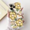 Pour Realme C63 C61 Global 4G Narzo N63 Coque Housse Silicone Souple Fleur Papillon Girly Mode Peinture Étui Téléphone Pare-chocs Fundas