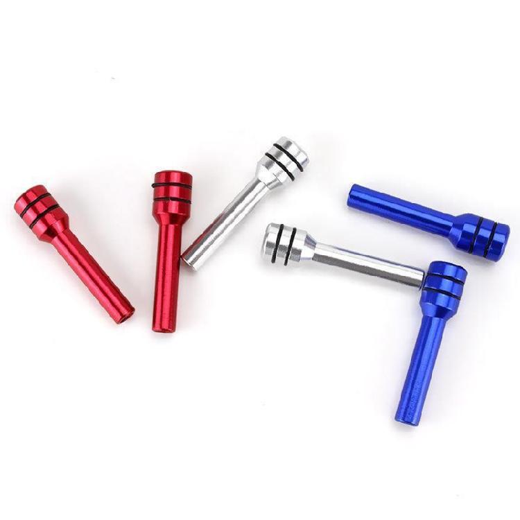 Universal Aluminum Alloy SUV Car Truck Interior Door Lock Knob Pull Pin Cover 2x