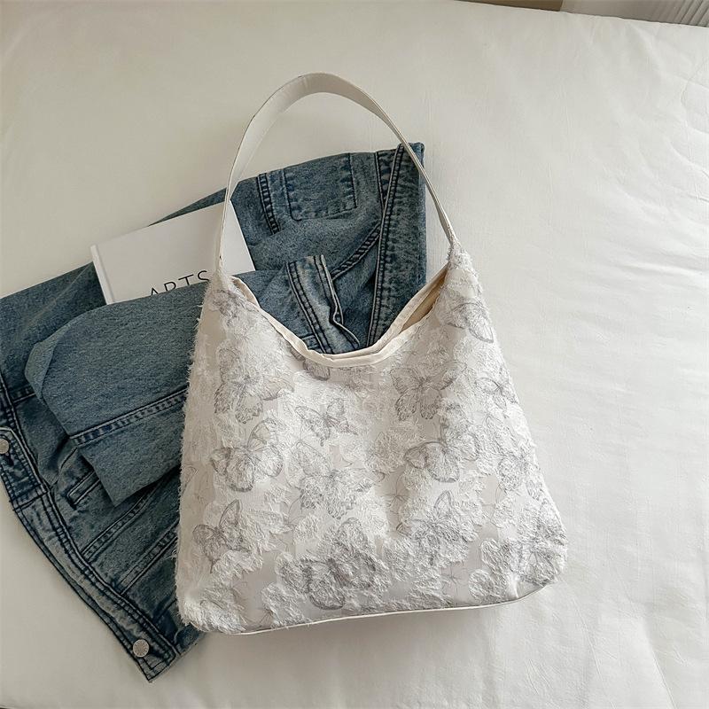 

Приплив Корейська версія літературної сумки-тоут нішева великої місткості осінь нова красива 2024 сумка-жилет студентська сумка для занять зелений