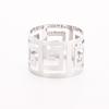 Anello portatovaglioli in metallo in stile western creativo con design del carattere Hui non in acciaio inossidabile – Ispessito e anti-perdita.