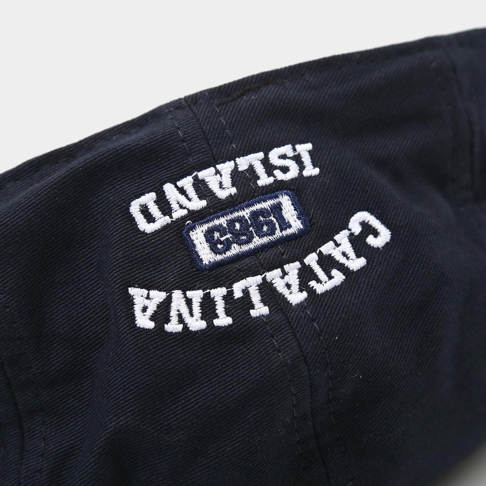 Vintage Y2k Beret Hat Adjustable Letter Embroidery Newsboy Cap Breathable Cotton Flat Cap