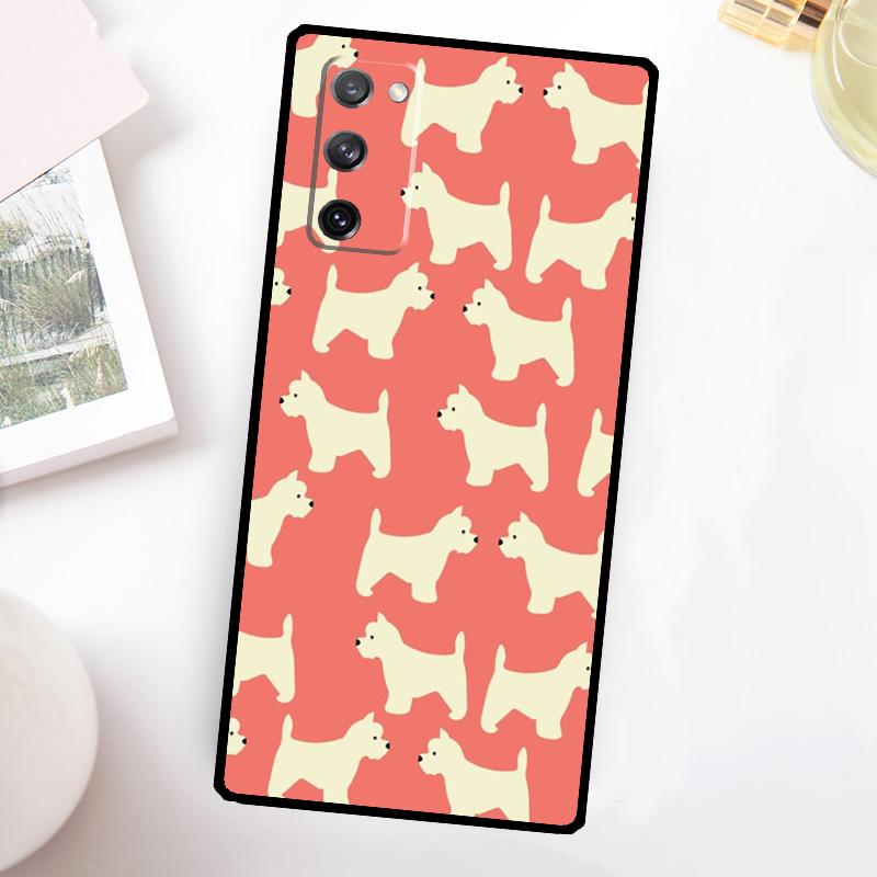 West Highland Terrier Westie Case For Samsung Galaxy S24 S23 S22 Ultra S21 S20 FE Note 10 Plus Note 20 S8 S9 S10 Cover